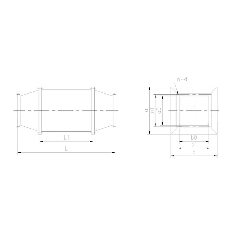 RJ-ZFX 型助燃风机配用消声器